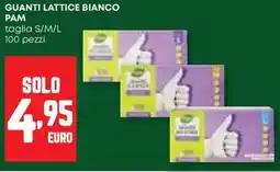 Pam Guanti lattice bianco PAM offerta