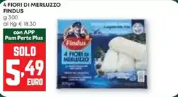 Pam 4 fiori di merluzzo FINDUS offerta
