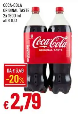 Galassia Coca-cola original taste offerta
