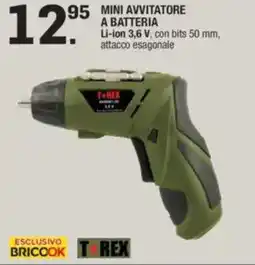 Brico OK Mini avvitatore a batteria Li-ion 3,6 V offerta