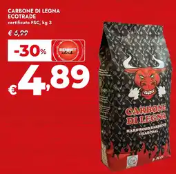 Bennet Carbone di legna ECOTRADE certificate FSC offerta