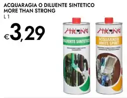 Acquaragia o diluente sintetico more than strong