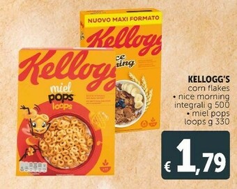 Deco Supermercati Kellogg's - miel pops loops offerta