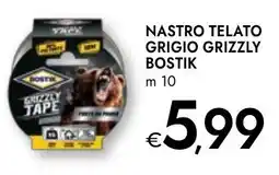 Bennet Nastro telato grigio grizzly BOSTIK offerta