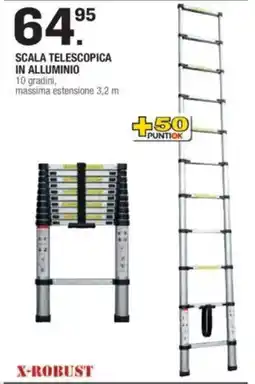 Brico OK X-robust scala telescopica in alluminio offerta