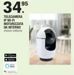 Brico OK Telecamera ip wi-fi motorizzata da interno offerta