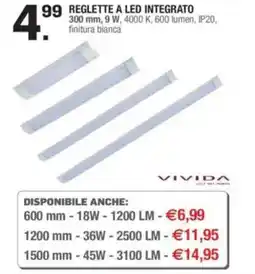 Brico OK Reglette a led integrato offerta