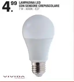 Brico OK Lampadina led con sensore crepuscolare offerta