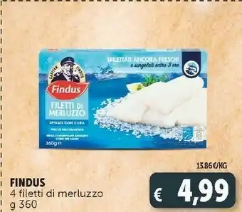 Deco Supermercati 4 filetti di merluzzo offerta