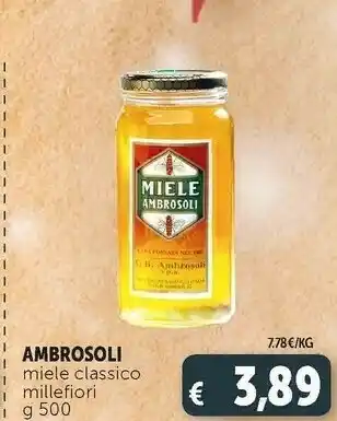 Deco Supermercati Miele millefiori 500 g(ml) offerta