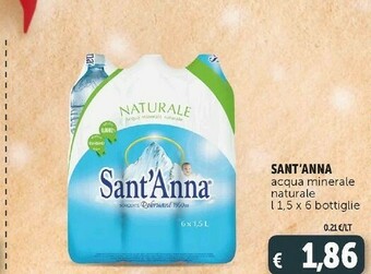Deco Supermercati Acqua minerale naturale offerta