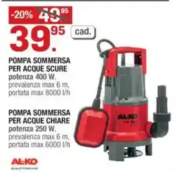 Brico OK Pompa sommersa per acque scure offerta