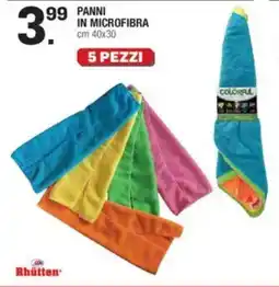 Brico OK Rhütten panni in microfibra offerta