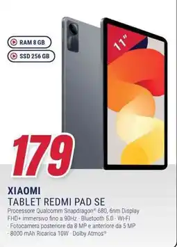 Trony XIAOMI TABLET REDMI PAD SE offerta