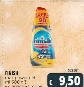 Finish max power gel