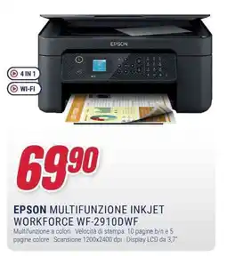 Trony EPSON MULTIFUNZIONE INKJET WORKFORCE WF-2910DWF offerta