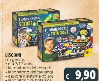 Deco Supermercati I'm genius eta 7/12 anni/ laboratorio dei rossetti/ laboratoio dei tatuaggi/ esplora il sistema solare/ laboratorio di botani offerta