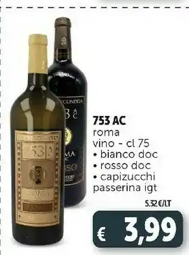 Deco Supermercati 753 ac roma vino offerta