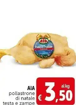 Deco Supermercati Pollastrone di natale testa e zamnpe offerta