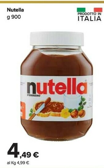 Carrefour Market Nutella 900 g(ml) offerta