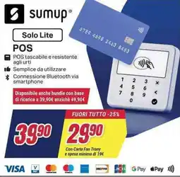 Trony sumup Solo Lite POS offerta
