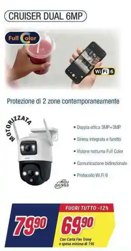 Trony IMOU CRUISER DUAL 6MP offerta