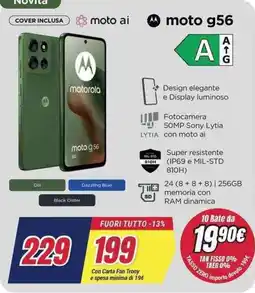 Trony motorola moto g56 offerta