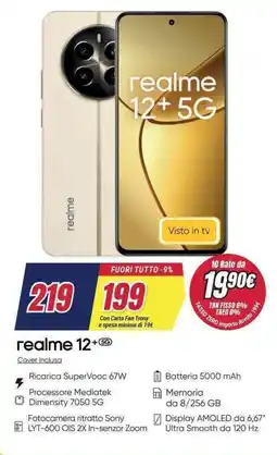 Trony realme 12+ 5G offerta