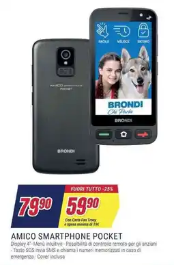 Trony Brondi amico smartphone pocket offerta