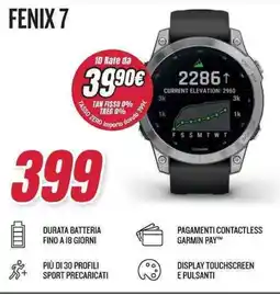 Trony GARMIN FENIX 7 offerta