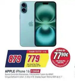 Trony APPLE iPhone 16 offerta