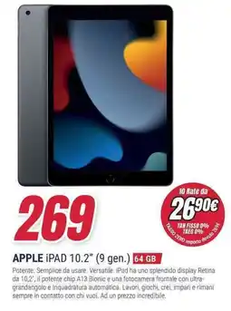 Trony APPLE IPAD 10.2" (9 gen.) offerta