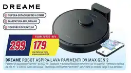 Trony DREAME ROBOT ASPIRA-LAVA PAVIMENTI D9 MAX GEN 2 offerta