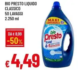 Galassia Bio presto liquido classico 50 lavaggi offerta