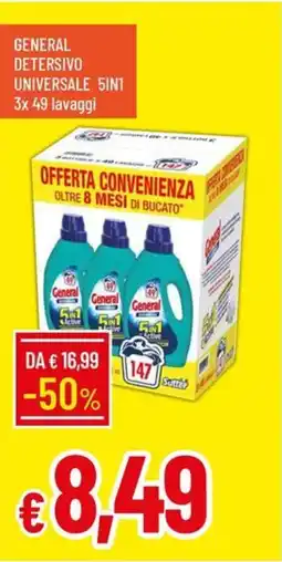 Galassia General detersivo universale 5in1 offerta