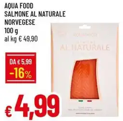 Galassia Aqua food salmone al naturale norvegese offerta
