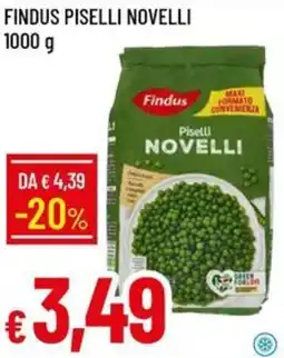 Galassia Findus piselli novelli offerta