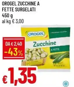 Galassia Orogel zucchine a fette surgelati offerta