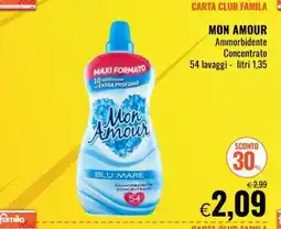Famila Mon Amour Ammorbidente concentrato offerta