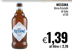 Famila MESSINA Birra Cristalli di Sale offerta