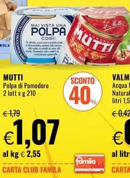 Famila MUTTI offerta