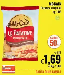 Famila MCCAIN Patatine Originali offerta