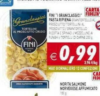 Supermercati Agorà Pasta ripiena offerta