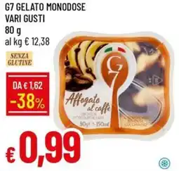 Galassia G7 gelato monodose vari gusti offerta