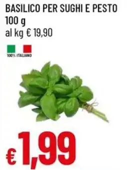 Galassia Basilico per sughi e pesto offerta
