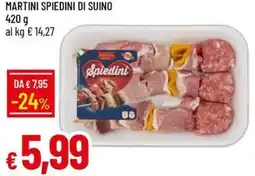 Galassia Martini spiedini di suino offerta