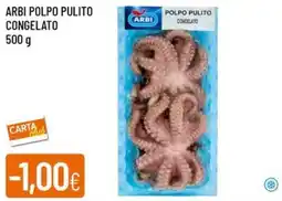 Galassia Arbi polpo pulito congelato offerta