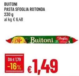 Galassia Buitoni pasta sfoglia rotonda offerta
