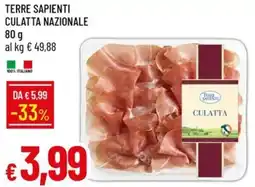Galassia Terre sapienti culatta nazionale offerta