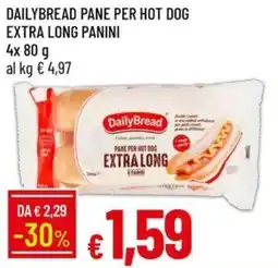 Galassia Dailybread pane per hot dog extra long panini offerta